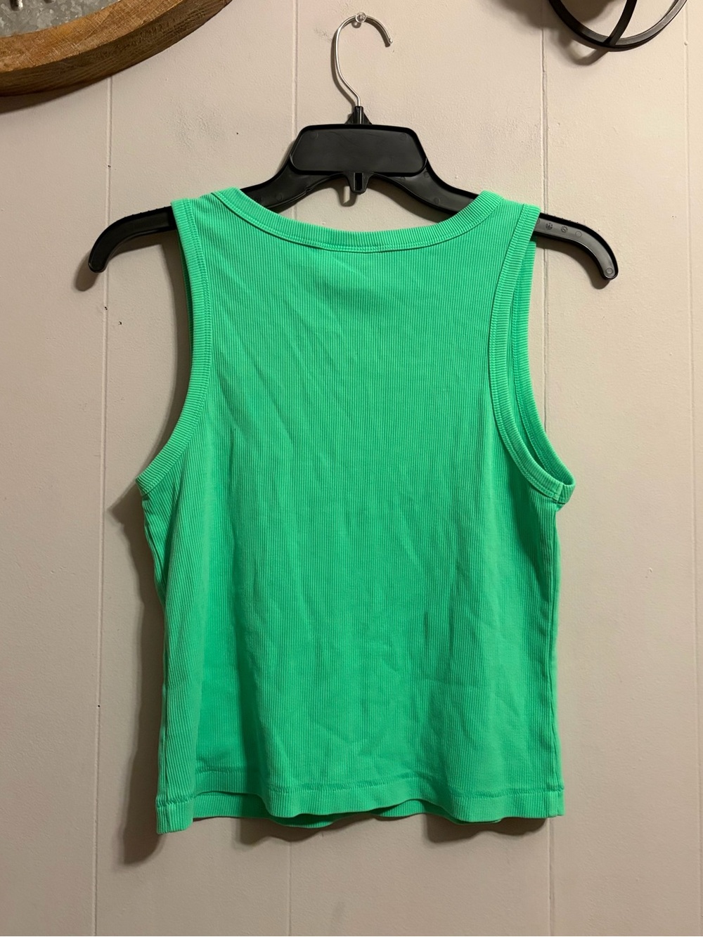 Universal Thread Bright Green Ribbed Tank Top - Picture 3 of 3